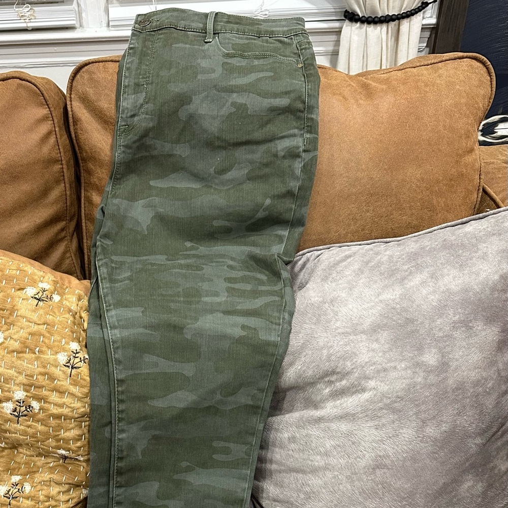 Camo denim
